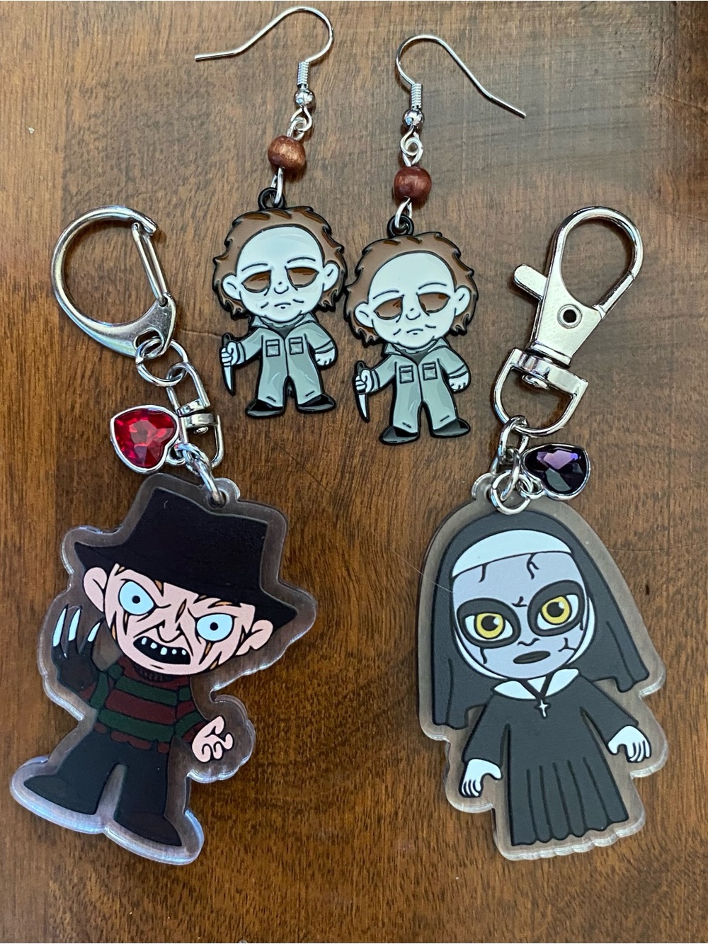 Horror Fans Lot of 3 with Michael Myers, Freddy Krueger, & the Nun